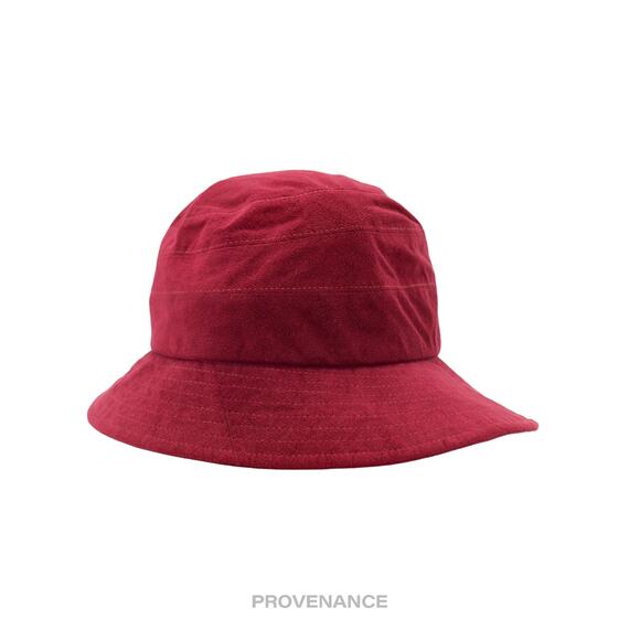 ? Givenchy Play Logo Notch Bucket Hat - Wine Microsuede main image 3